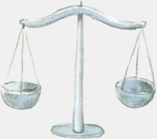 Symbol Waage