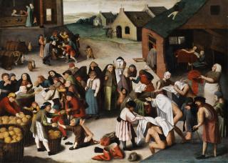 B05_Brueghel-Umkreis_Werke_der_Barmherzigkeit Wikipedia