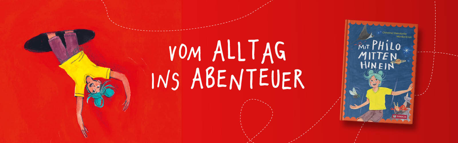 Banner Bild Mit Philo mitten hinein